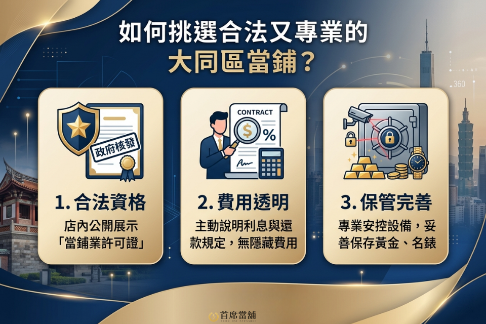 如何教選合法大同區當鋪